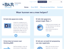 Tablet Screenshot of bkr.nl